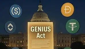 什么是GENIUS法案?GENIUS法案如何將Bitcoin價(jià)格推至50萬美元_Bitcoin_Blockchain_腳本之家